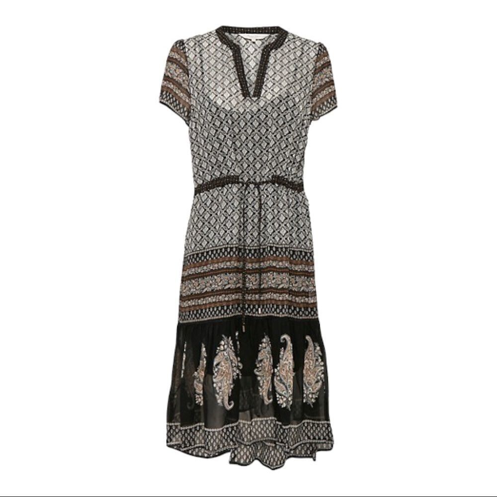 Part Two Copenhagen Kirby Viscose Printed Dress Size 36/M